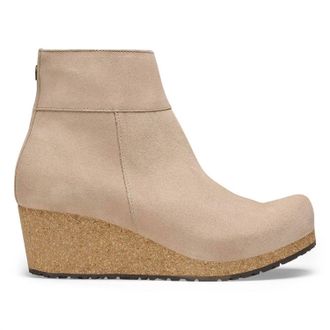 Birkenstock Womens Ebba Suede Bootie In Warm Sand