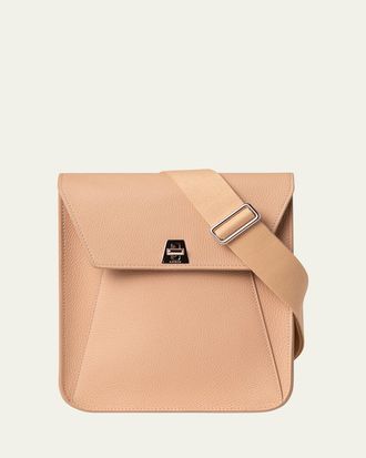 Akris Anouk Small Leather Messenger Bag