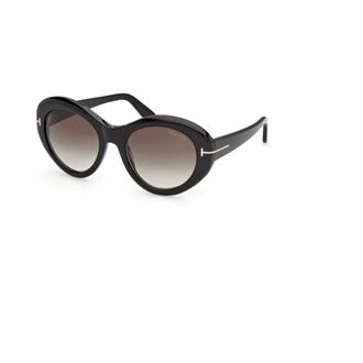 Tom Ford Elodie-02 Sunglasses - female - Tom Ford - Sunglasses - Black - 54 MM - Accessories