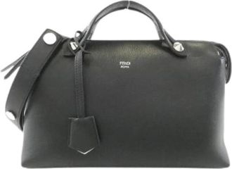 Fendi Pre-owned By The Way Calf Handbag - Dames - Vintage Handtas - Zwart - ONE Size - Leer - Vintage