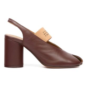 Maison Margiela Anatomic Numeric Slingback - Dames - Schoenen - Bruin - Maat: 36 EU Leer