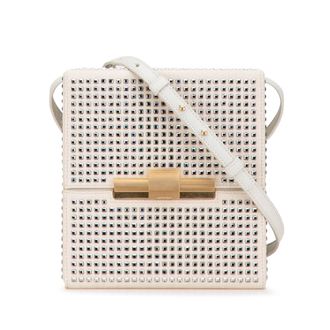 Bottega Veneta De Pouch Gekristalliseerde Canvas Schoudertas