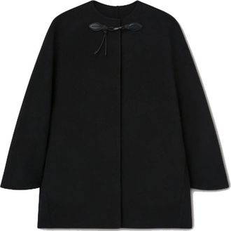 Ermanno Scervino Licht Jack - Dames - Zomerjassen - Zwart - XS - Wol - Jassen