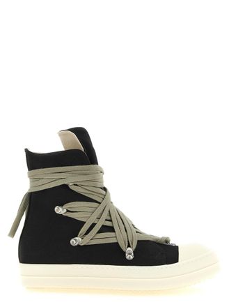 Rick Owens Black Megalace Sneakers