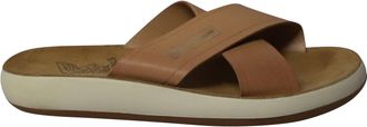 Ancient Greek Sandals Ancient Greek Thais Comfort Slip-On Sandals in Brown Leather