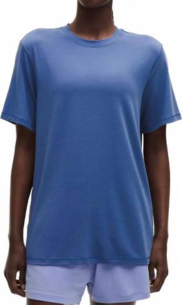 lululemon Jersey Training Short Sleeve Shirt In Brilliant Blue