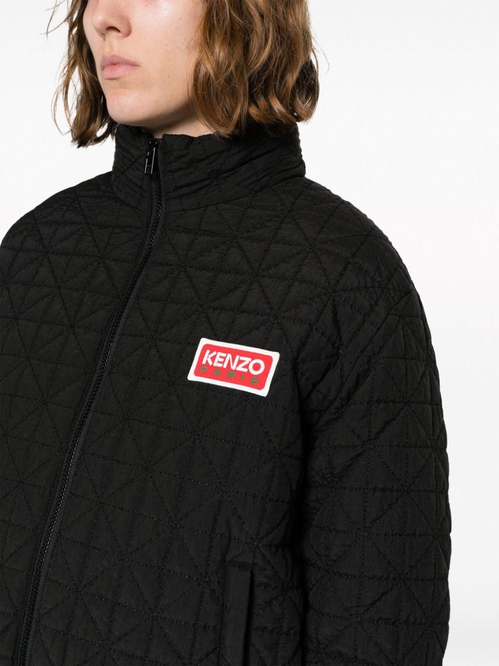 Kenzo Femme, Vestes, Noir, Taille: 38 FR Veste matelassée avec