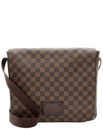 Louis Vuitton Damier Ebene Brooklyn Mm Messenger (Authentic Pre-Loved)