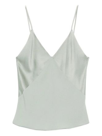 Forte_Forte Forte_Forte Shiny Anvers Satin Strap Top