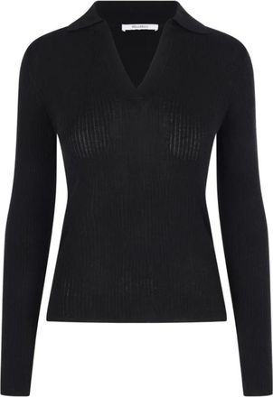 Max Mara V-hals Breiwerk - Dames - V-hals truien - Zwart - M - Truien & Vesten