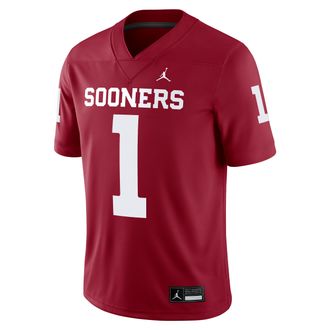 Nike Jordan Mens Kyler Murray Oklahoma Mens Jordan Brand Dri-FIT College Game Jersey in Red | JC2F08AWCPD-YQ5