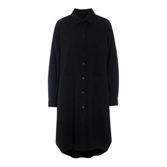 Bitte Kai Rand Kleedjes, Dames, Zwart, M, Polyester, Tokyo Twill Shirt Dress