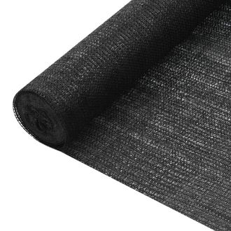 Berkfield Home Privacy Net Black 3.6x50 m HDPE 75 g/m &sup2;