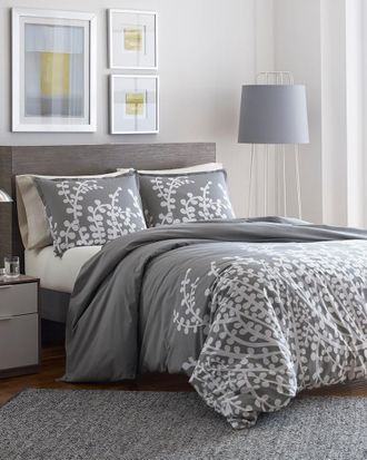 City Scene Branches Comforter/Sham Set