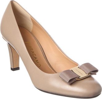 Ferragamo Vara Bow Leather Pump