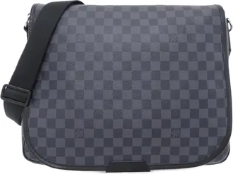 Louis Vuitton Graphite Coated Canvas Shoulder Bag (Pre-Owned)