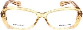 Bottega Veneta Brown Acetate Glasses Womens (Frames)