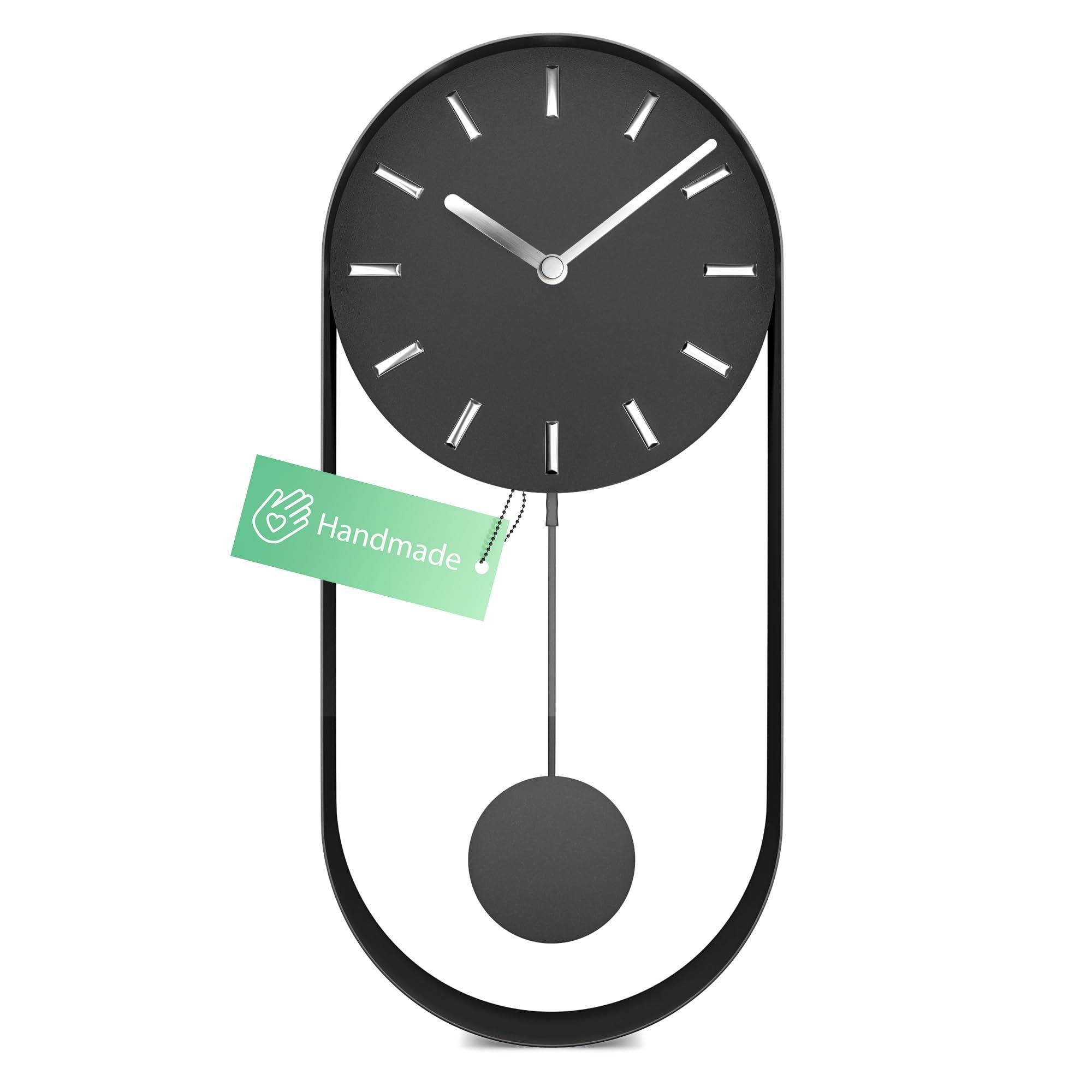 Cander Berlin MNU 2630 Y Wanduhr lautlos ohne Ticken 30 cm analog