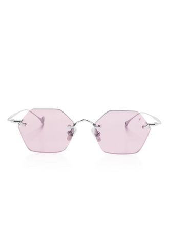 Eyepetizer Occhiali da sole Carnaby geometrici - Viola