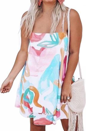 Show me your Mumu Christy Dress In Mustisse Multi