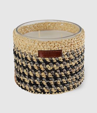 C&ocirc;t&eacute; Bougie Bougie Mia M Raphia Crochet Oriental
