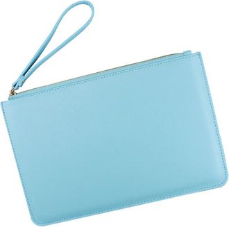 eBuy GB Clutch Bag Purse Women Wallet Evening Bag Pocket Cell Phone Bridal Wedding for Women with Wrist Strap (Light Blue)