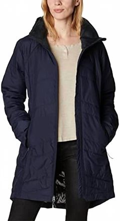 Columbia Womens Crown Point Jacket In Dark Nocturnal