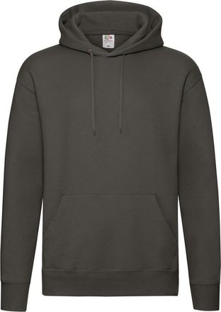 Fruit Of The Loom Fruit of the Loom Heren Premium 70/30 effen hoodie (Houtskool)
