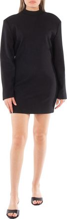 Anine Bing Adeline Virgin Wool Blend Mini Dress