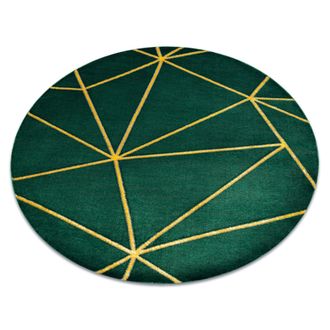RugsX RugsX Emerald Rug in Green | Size: 160 cm diameter