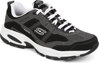 Skechers Vigor 2.0 - Advantage Lace-Up Trainers 145 976 - Charcoal Size 8