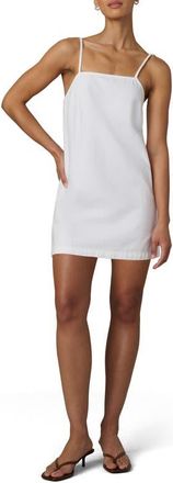 Joe's Denim Sleeveless Shift Dress in White at Nordstrom, Size X-Large
