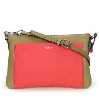 Coach Pre-owned borse di pelle a tracolla - - Pre-owned - Donna - Beige - ONE SIZE