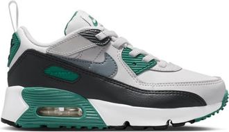 Nike Boys Air Max 90 EasyOn - Preschool Basketball Shoes Cool Grey/Summit White/Evergreen Aura Size 12.0