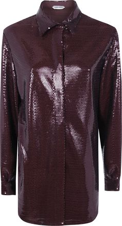 Alberta Ferretti Shirt Paillettes On Jersey