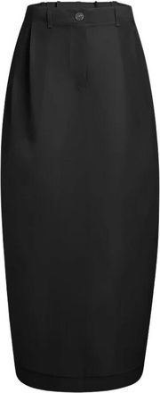 Khaite E25 Maxi Rok - Dames - Maxi Rokken - Zwart - XS - Rokken