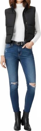 AG - Adriano Goldschmied Distressed Skinny Ankle Legging Jeans In Dark Wash