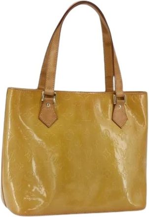 Louis Vuitton Pre-owned Tote Bags, female, Beige, Size: ONE SIZE Pre-owned Vintage Patent Leather Hand Bag