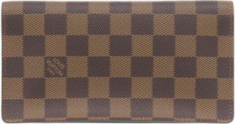Louis Vuitton Brown Damier Canvas Damier Canvas Long Wallet (Bi-Fold) (Pre-Owned)