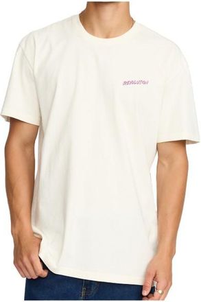 Revolution Printed T-Shirt Sign T-Shirt f&uuml;r Herren | wei&szlig;