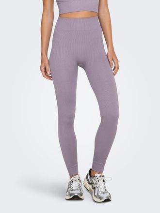 Only Play Trainingstights ONLY PLAY ONPJAIA LIFE HW LOUNGE, Damen, Gr. XS, N-Gr, grau (gray ridge), Rippware, Obermaterial: 75% Nylon, 15% Polyamid, 10% Elastha