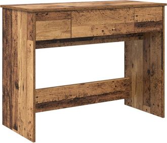 vidaXL Vidaxl - Dressing Table Old wood 100 x 45 x 76 cm Engineered Wood