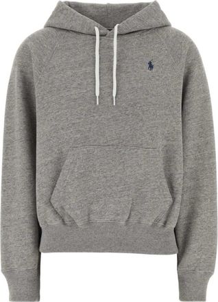 Polo Ralph Lauren Grey Logo Hood Sweatshirt
