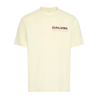 Calvin Klein T-Shirts - Tops - Hombre - Amarillo - L