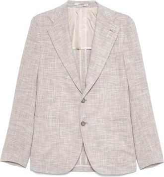 Tagliatore knitted blazer - Neutrals
