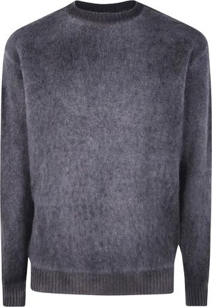 Avant Toi Round-neck Truien - Heren - Ronde hals truien - Grijs - L - Truien & Vesten