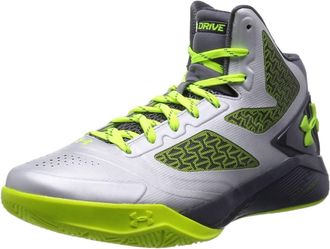 Under Armour Mens Clutchfit Drive 2 Basketball Shoe In Metallic Silver