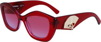 Karl Lagerfeld KL6127S 626 Womens Sunglasses Red Size 52