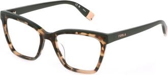 Furla Urban Chic Brilmonturen - Dames - Brillen - Bruin - 53 MM - Accessoires