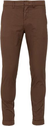 Fay Capri Broek - Heren - Chinos - Bruin - W32 - Katoen - Broeken